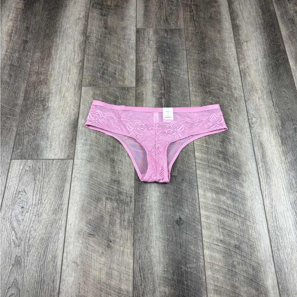 Auden Pink Lace/Mesh‎ Cheeky Underwear